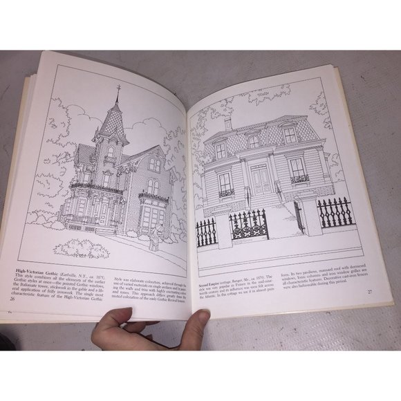The American House Styles of Architecture Coloring Book A.G. Smith - Picture 7 of 9